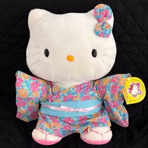 Hello Kitty Floral Kimono Plush in Pink and Blue